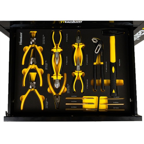 Carrinho para ferramentas com 7 gavetas e 258 ferramentas - Work Station Carrinho para ferramentas com 7 gavetas e 258 ferramentas - Work Station