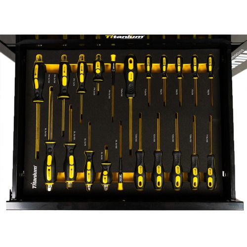 Carrinho para ferramentas com 7 gavetas e 258 ferramentas - Work Station Carrinho para ferramentas com 7 gavetas e 258 ferramentas - Work Station