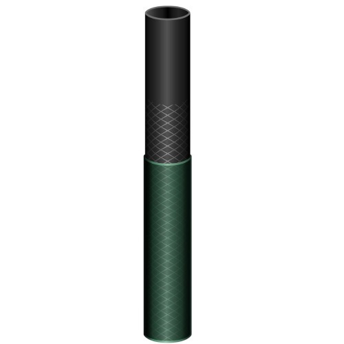 Mangueira Flex Verde em PVC 3 Camadas 15 m com Engate Esguicho e Suporte