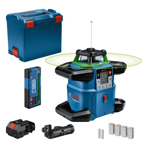 N�vel a laser verde com alcance de 70 metros rotativo - GRL 650 CHVG