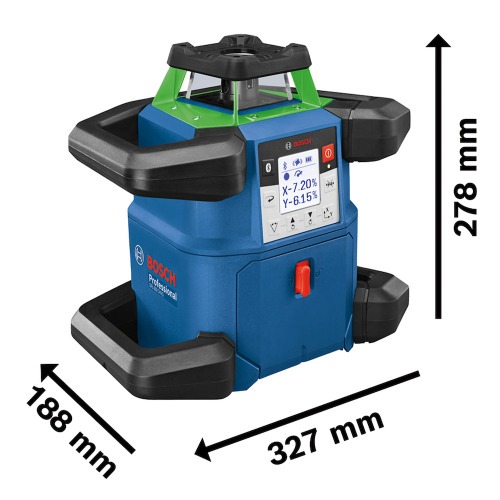 N�vel a laser verde com alcance de 70 metros rotativo - GRL 650 CHVG