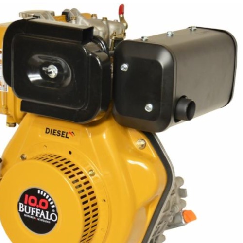 Motor a diesel 10 hp 4T partida el�trica e manual com filtro de ar seco - BFDE 10.0