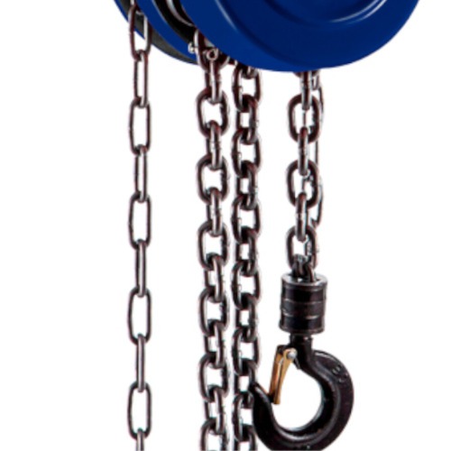 Talha manual com capacidade de 500 kg e 5 metros de corrente - TA-2