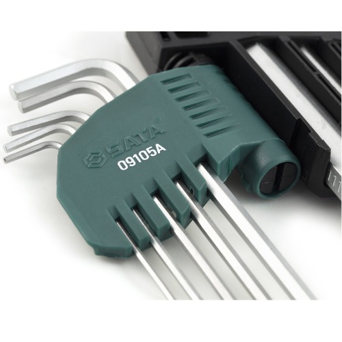 Jogo de chave allen abaulada longa 1,5 a 10 mm com 9 peças - ST09105ASJ Jogo de chave allen abaulada longa 1,5 a 10 mm com 9 peças - ST09105ASJ