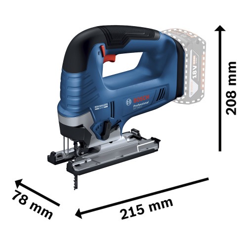Serra tico tico a bateria 18V velocidade vari�vel Brushless Sem Bateria - GST 185-LI