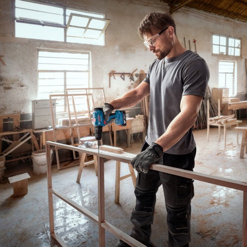 Furadeira Parafusadeira de impacto bateria 1/2