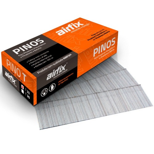 Pino para pinador pneum�tico tipo T 1,4 x 25 mm com 3.040 pe�as - T25