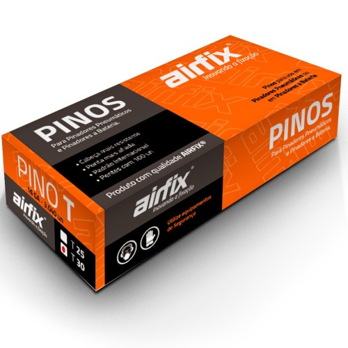 Pino para pinador pneum�tico tipo T 1,4 x 30 mm com 3.040 pe�as - T30