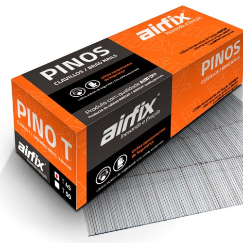 Pino para pinador pneum�tico tipo T 1,4 x 45 mm com 3.040 pe�as - T45