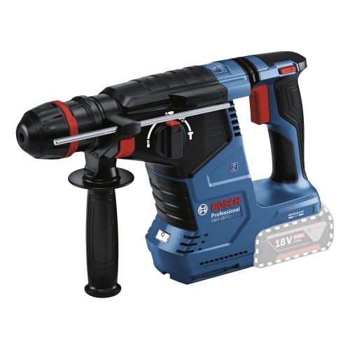 Martelo perfurador rompedor a bateria 18V 2,4 joules Brushless encaixe SDS PLUS Sem Bateria - GBH 187-LI