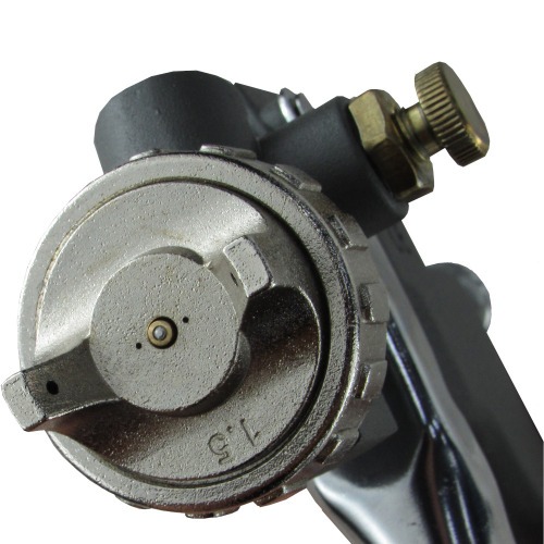 Pistola de pintura HVLP tipo gravidade com 3 bicos 1,2 / 1,5 e 1,8mm - 05457