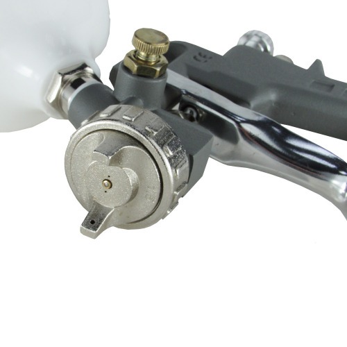 Pistola de pintura HVLP tipo gravidade com 3 bicos 1,2 / 1,5 e 1,8mm - 05457