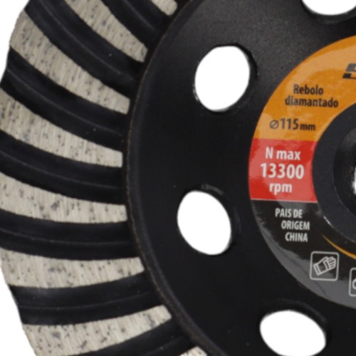 Disco de desbaste diamantado 115 mm Turbo - 7299545