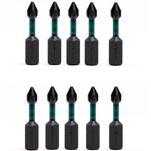 Jogo de bits de impacto philips Ph3 x 50mm encaixe 1/4