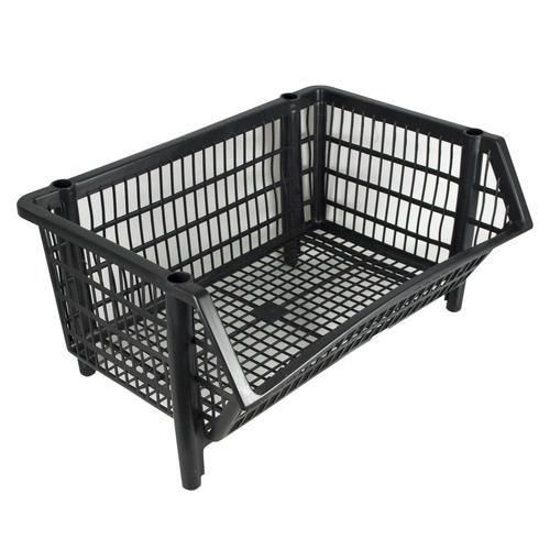 Cesto expositor plástico empilhável 41 x 27 x 57 cm COMPT 2 peças Cesto expositor plástico empilhável 41 x 27 x 57 cm COMPT 2 peças