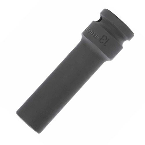 Soquete sextavado de impacto longo 10 mm encaixe 1/2 Soquete sextavado de impacto longo 10 mm encaixe 1/2