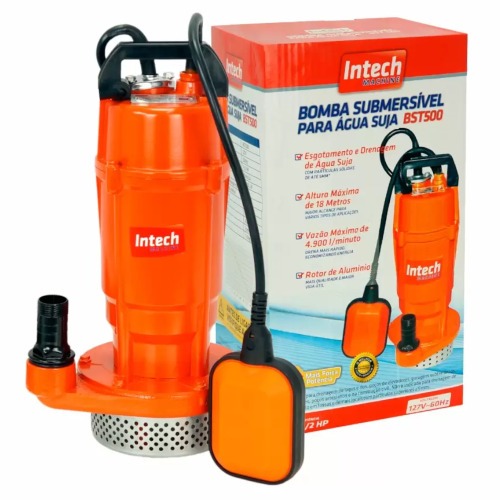 Bomba submers�vel 1/2cv 4900L para �gua suja - BST500  220V