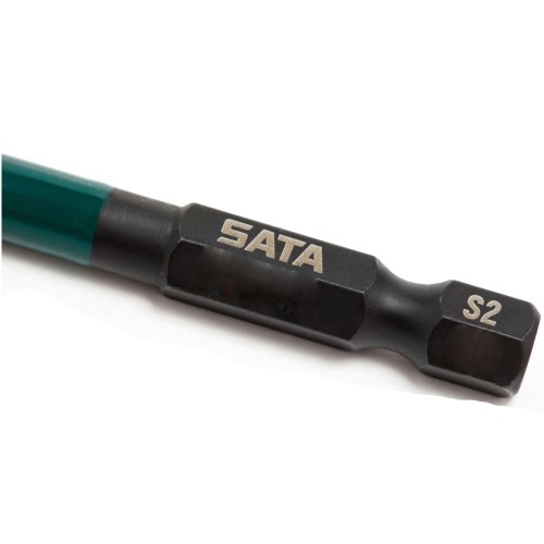 Jogo de bits de impacto hexagonal 4 x 50mm encaixe de 1/4