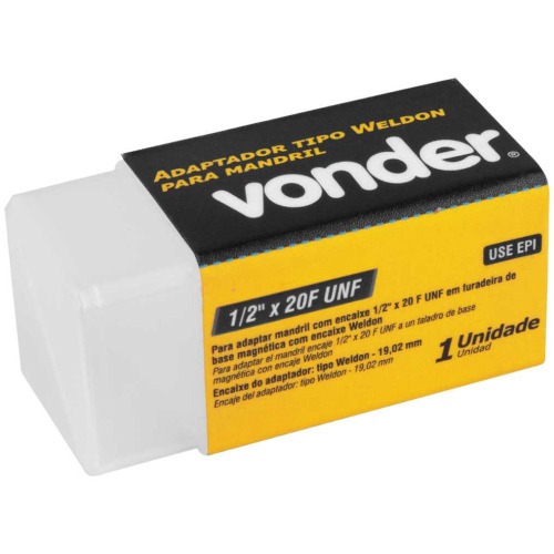 Adaptador tipo Weldon para mandril 1/2