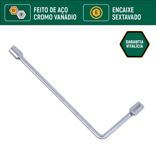 Chave biela sextavada 14 mm a�o cromo van�dio - ST47517L