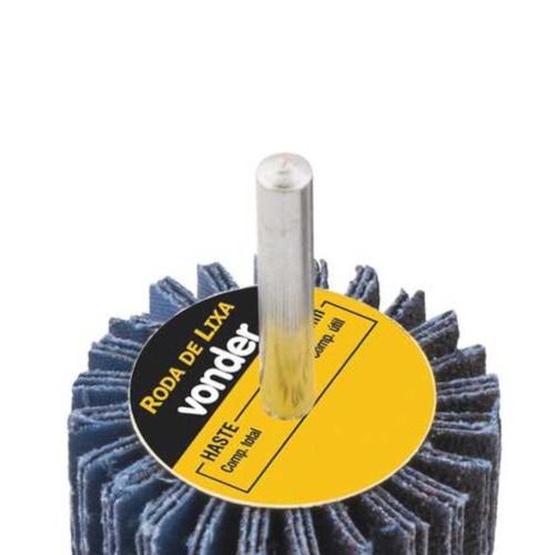 Roda de lixa 40 x 20 mm com haste gr�o 100