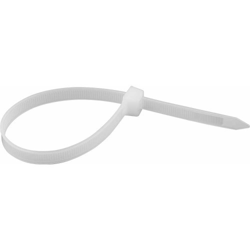 Abra�adeira de nylon 280 x 9mm branca com 10 pe�as