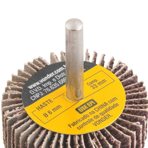 Roda de lixa 50 x 20 mm com haste gr�o 36 - 12.71.502.036