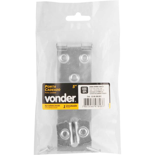 Porta cadeado zincado 5