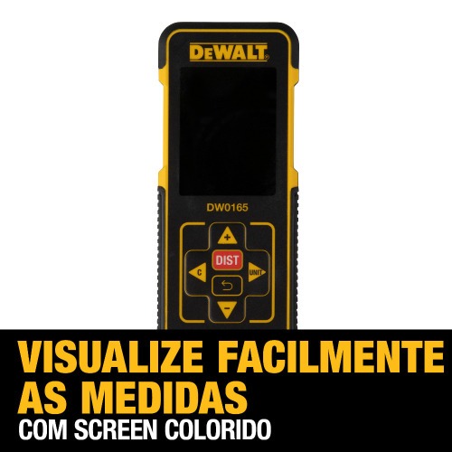 Trena a laser com leitura at� 50 metros tela colorida - DW0165N