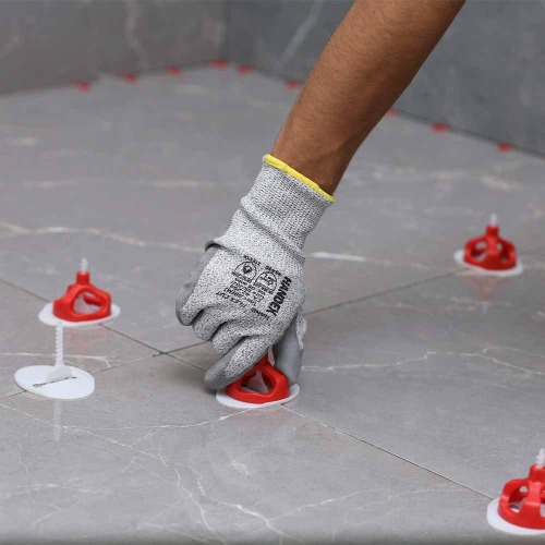 Espa�ador e nivelador para piso 1,0 mm com 50 pe�as - Easy Spin
