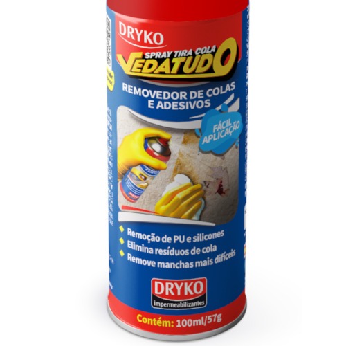 Removedor de etiquetas e colas em spray 100 ml - Vedatudo