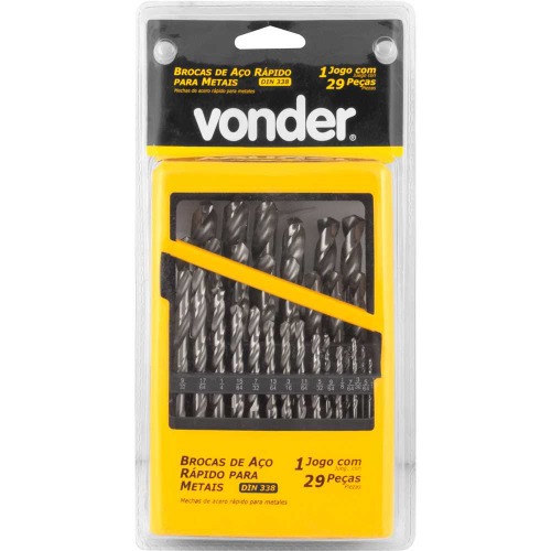 Jogo de brocas a�o r�pido 1/16