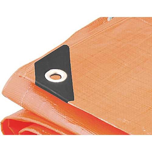 Lona refor�ada de polietileno laranja 8 m x 5 m