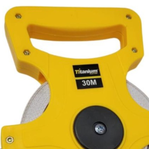 Trena em fibra de vidro 30 metros com caixa aberta - 04796 Trena em fibra de vidro 30 metros com caixa aberta - 04796