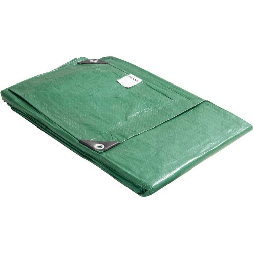 Lona de polietileno verde 6 m x 4 m
