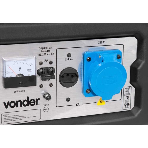 Gerador de energia 3,1Kva a gasolina monof�sico 4 tempos - GGV 3100  110V/220V