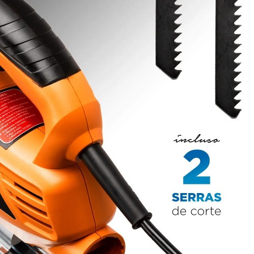 Serra tico tico 450W corte 60mm com 2 l�minas By Rodrigo Hilbert - ST-RH-01  110V