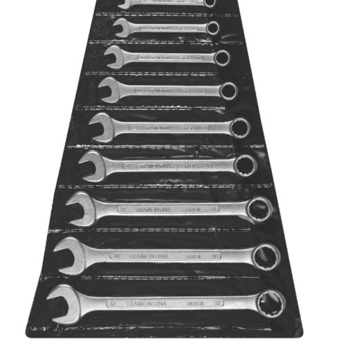 Jogo de chave combinada 6 a 32 mm em a�o especial com 15 pe�as - Basic