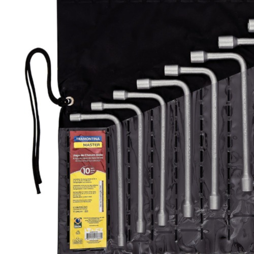 Jogo de chave biela 8 a 19 mm a�o especial 10 pe�as - Master