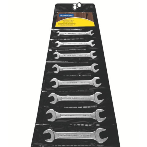 Jogos de chave fixa 6 a 32 mm em aço especial com 12 peças Jogos de chave fixa 6 a 32 mm em aço especial com 12 peças