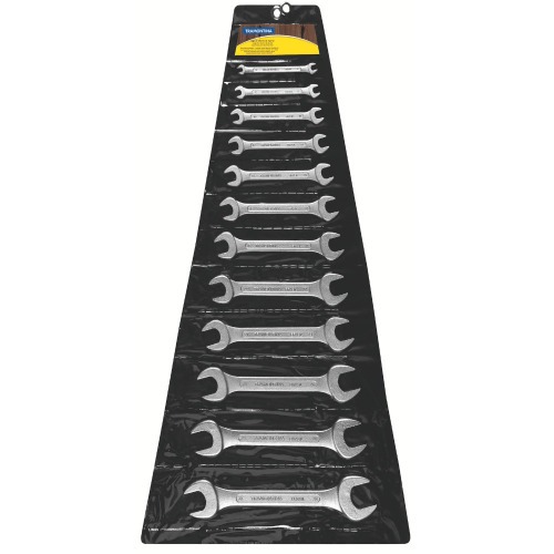 Jogos de chave fixa 6 a 32 mm em aço especial com 12 peças Jogos de chave fixa 6 a 32 mm em aço especial com 12 peças