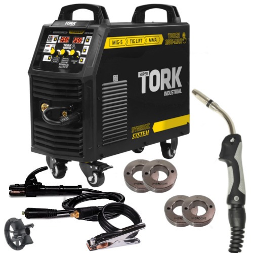 Inversora de Solda Multiprocesso 250A para Eletrodo Mig e Tig - TOUCH 250S MAX  220V