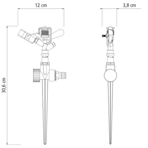 Aspersor de impulso setorial para engate r�pido - 78527401