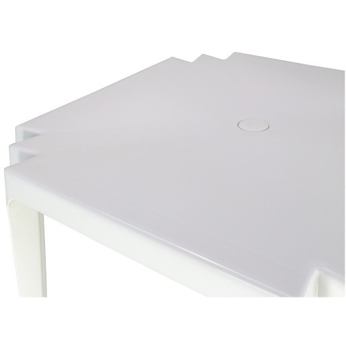 Mesa em polipropileno branco - Tamba�