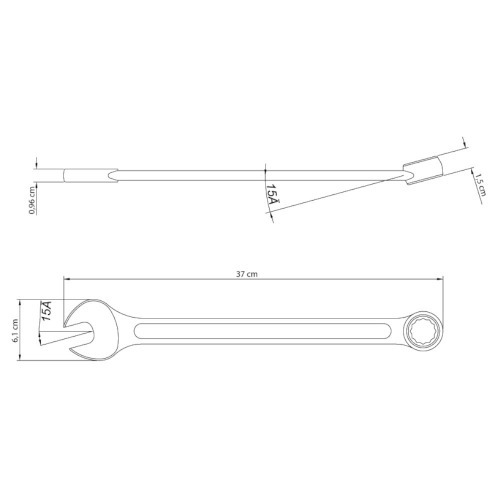 Chave combinada de 28 mm em a�o especial - 41128128