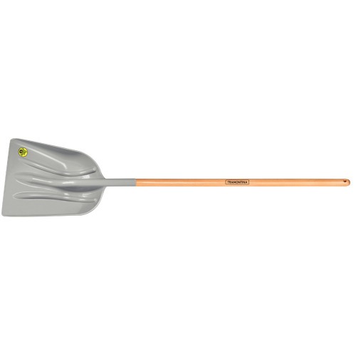 P� em pl�stico com cabo de madeira 120 cm