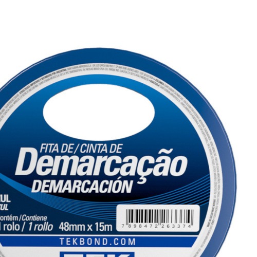 Fita adesiva para demarca��o 48 mm x 15 m