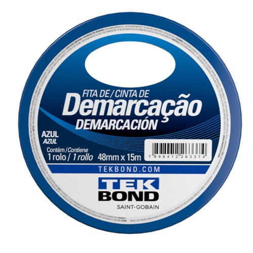 Fita adesiva para demarca��o 48 mm x 15 m