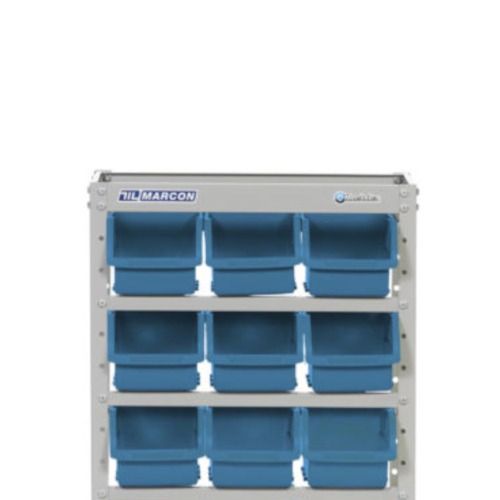 Estante met�lica com 12 gavetas n� 5 azul - EF12/5A