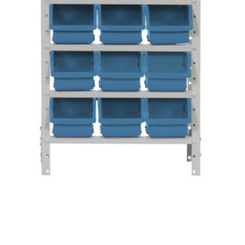 Estante met�lica com 12 gavetas n� 5 azul - EF12/5A